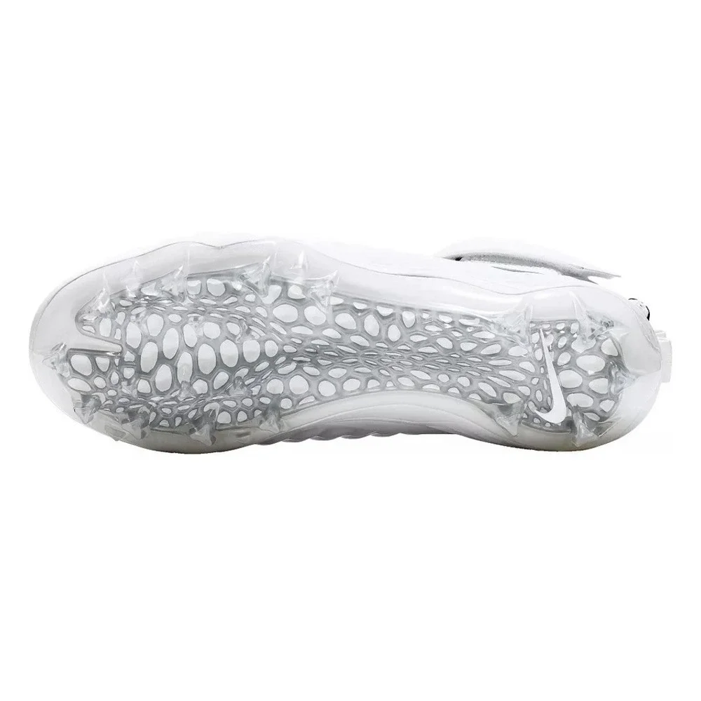 Size 12M- Nike Men's Force Savage Pro 2 Mid Football Cleats, Black/White